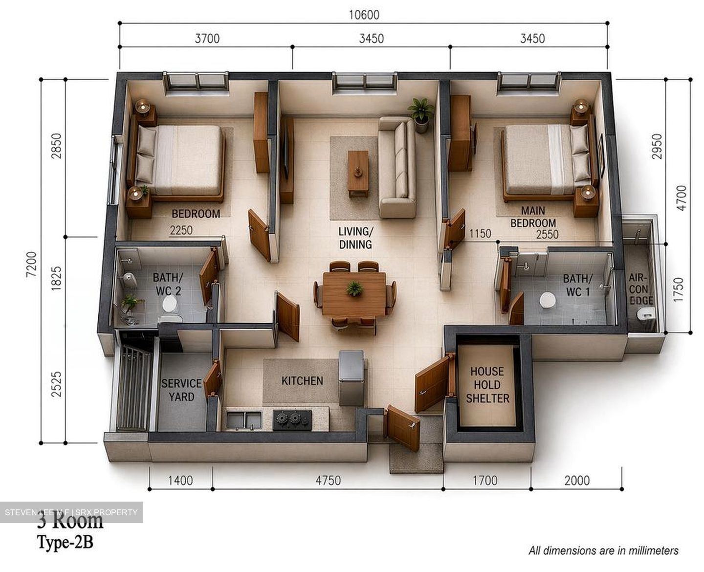 Blk 103A Alkaff Courtview (Toa Payoh), HDB 3 Rooms #550085931